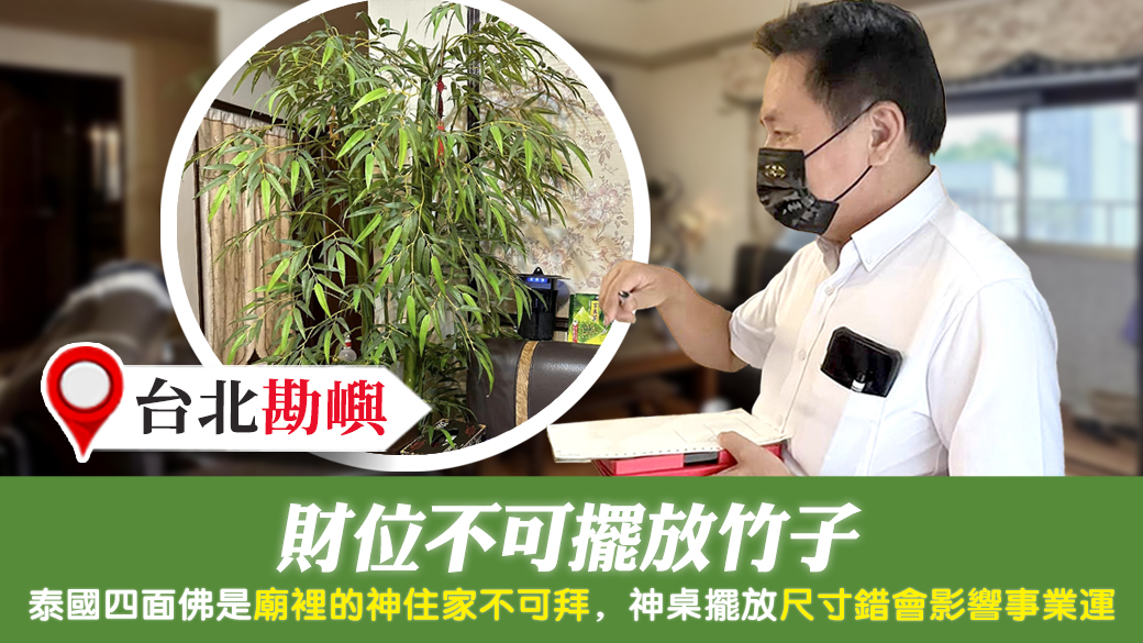 台北-財位不可擺放竹子---張定瑋老師風水勘嶼